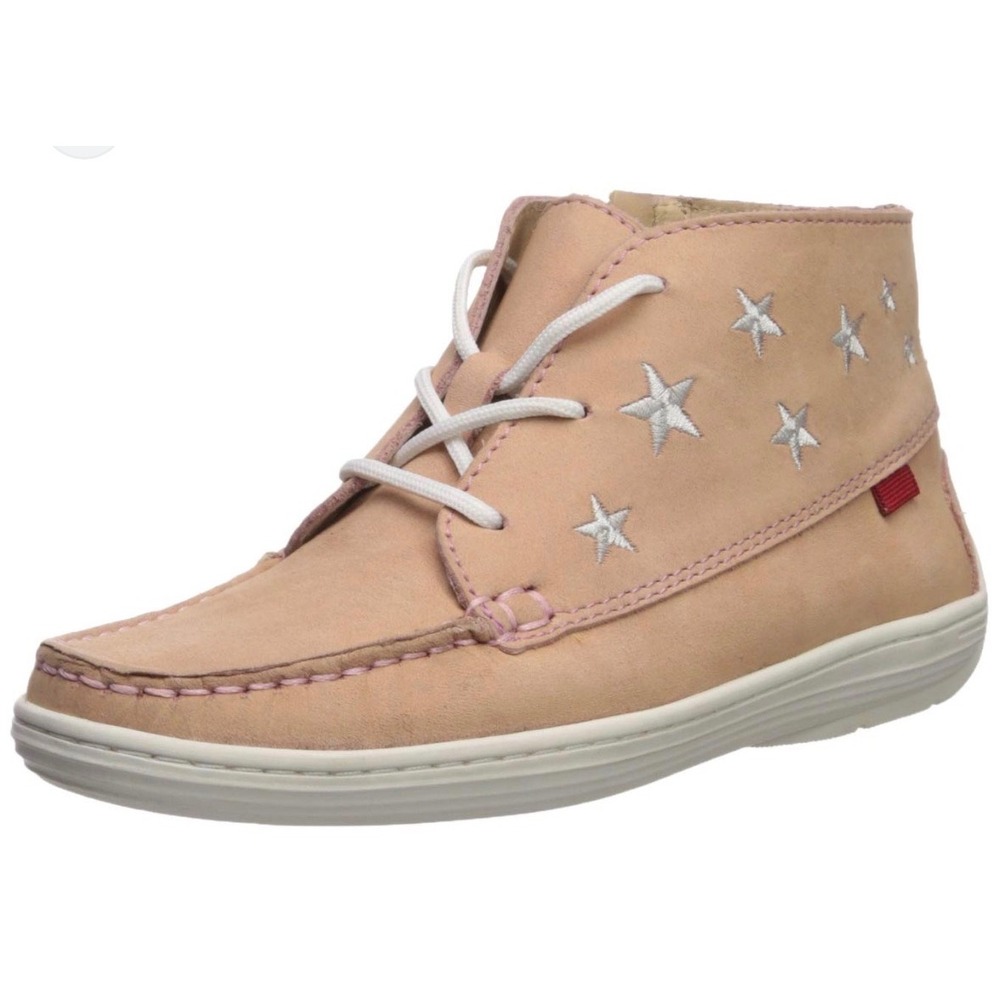 MARC JOSEPH NEW YORK Leather Chukka Boot‎ Ankle Pink Girl Kids Star Unisex 2 NEW